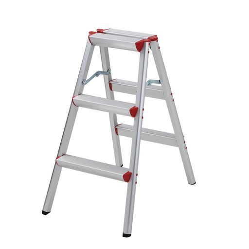 VECELO脚立折りたたみステップ踏み台はしご足場台折り畳み脚立3段軽量折り畳みコンパクトミニ安全滑り止め付きアルミ引っ越し大掃除屋外省スペース耐荷重150 KG