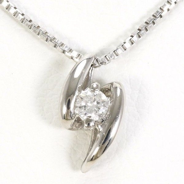 PT 900 850 ネックレス necklace ダイヤ 0.06 総重量約2.8 g 約42 cm