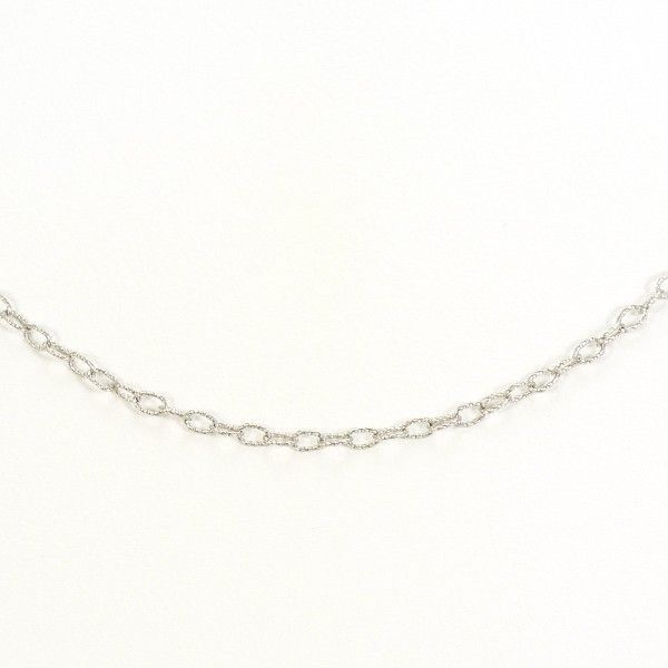 K 18 WG ネックレス necklace 総重量約2.1 g 約45 cm