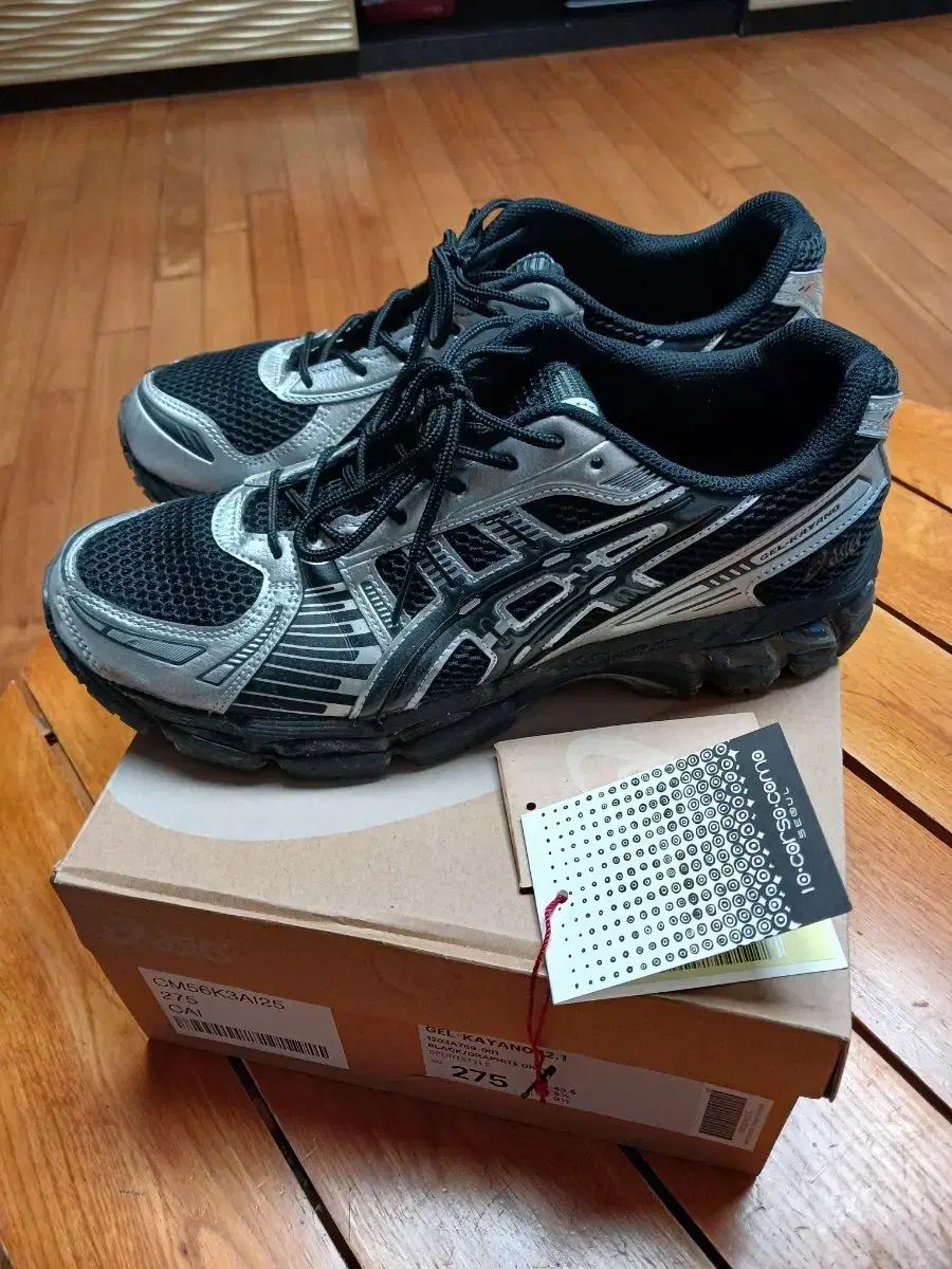 アシックス ゲル カヤノ 12 1 ブラック|シルバー 275 mm