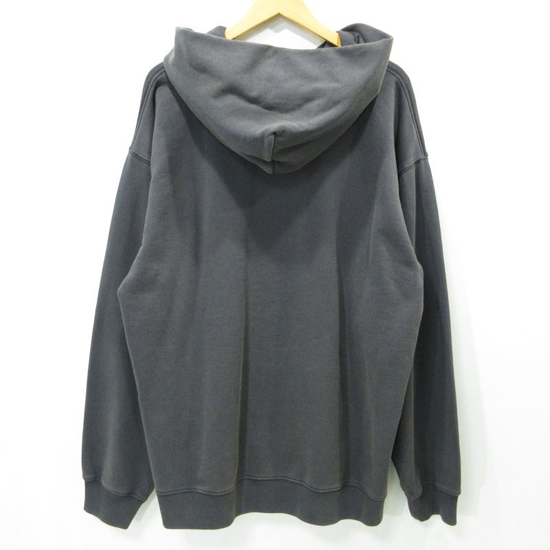 UNION | ユニオン IVY HOODIE アイビーフーディ 25 加工ロゴプリント長袖パーカー KHL-412-030 グレー ブラック系 VINTAGE BLACK サイズ XXL 103