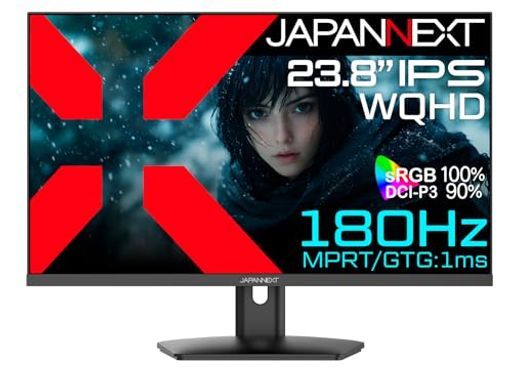 .8インチIPSパネル180 HzWQHD 2560 x 1440 解像度ゲーミングモニターJN- ms GTG|MPRT sRGB PS 5120 Hz 2年保証