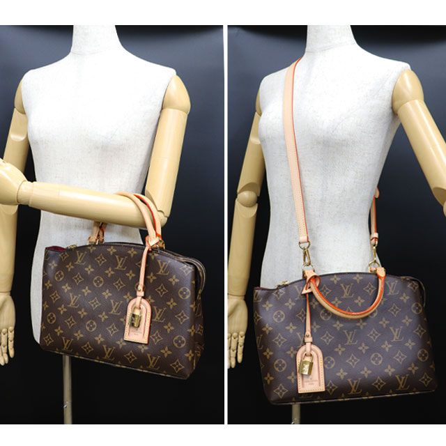 ルイヴィトン LOUIS VUITTON プティパレ PM モノグラム ブラウン 茶