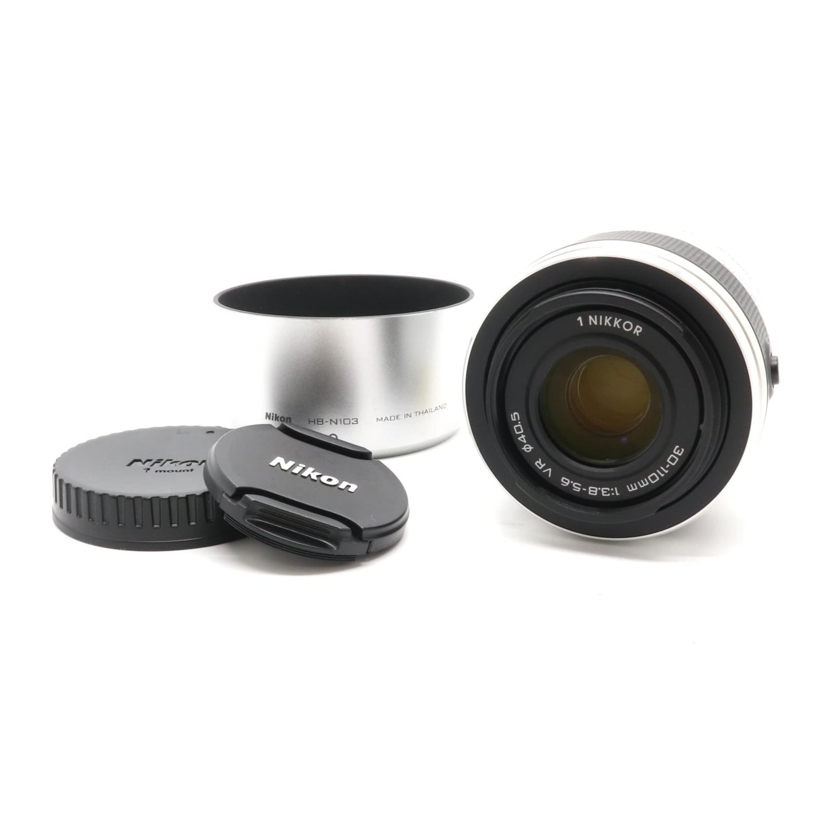 級 ズームレンズ Nikon 1 NIKKOR VR 30-110 mm F 3.8-5.6 シルバー ニコン k 3289-3