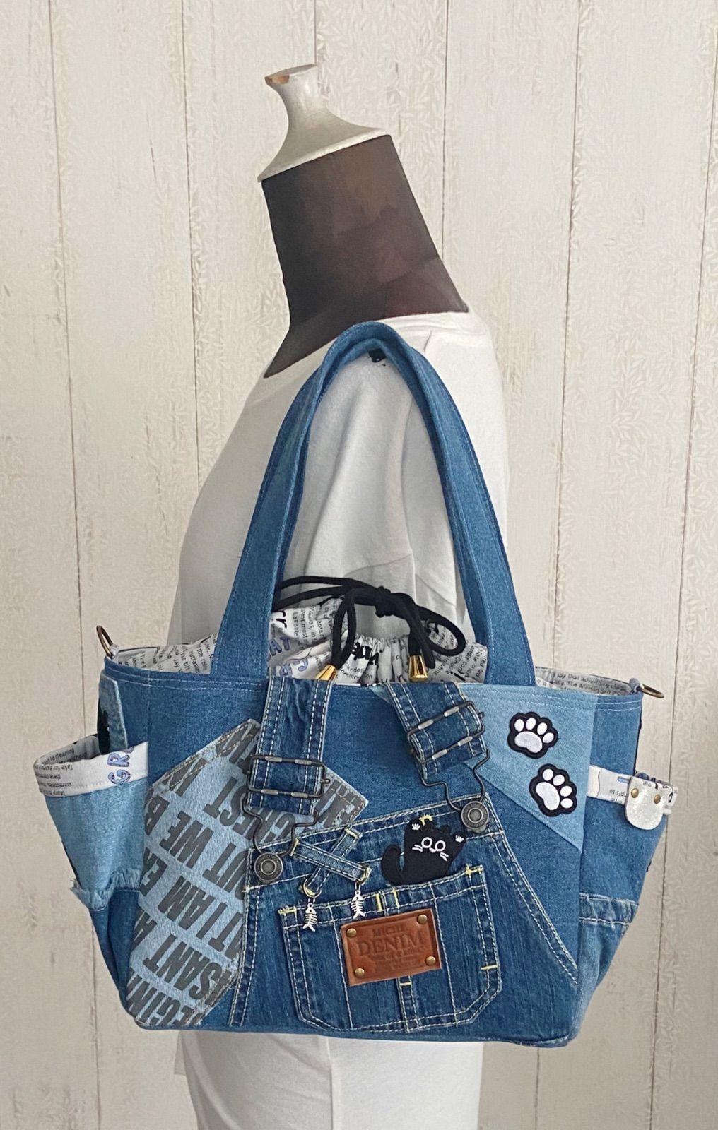 デニムリメイクバック