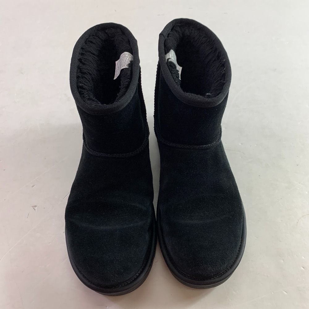 04 w 5706▽ UGG アグ クラシックミニジーティーエックス ゴアテックス ムートンブーツ 25 cm ブラック メンズ