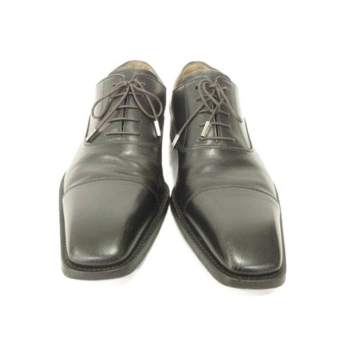 ルイヴィトン LOUIS VUITTON ドレスシューズ スクエアトゥ NI 1013 イタリア製 8 黒 ブラック