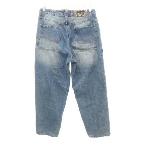 ダイム DIME バギー デニム ジーンズ パンツ ワイド ロゴ ジップアップ