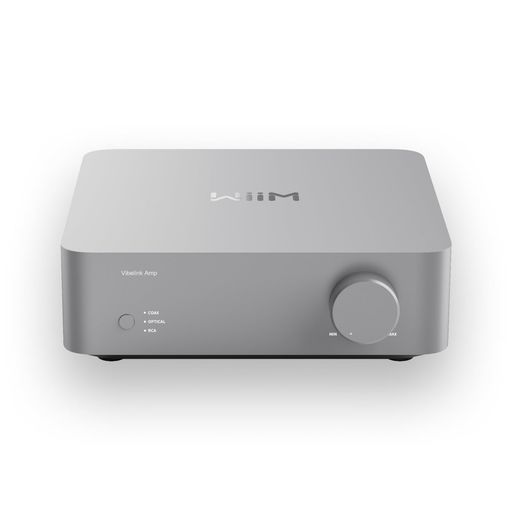 直輸入品 WiiMVibelinkAmp|100 Wパワーアンプ| - 搭載|WiiMMini|Pro|ProPlus|Ultra対応|RCA|同軸|光デジタル入力|シルバー