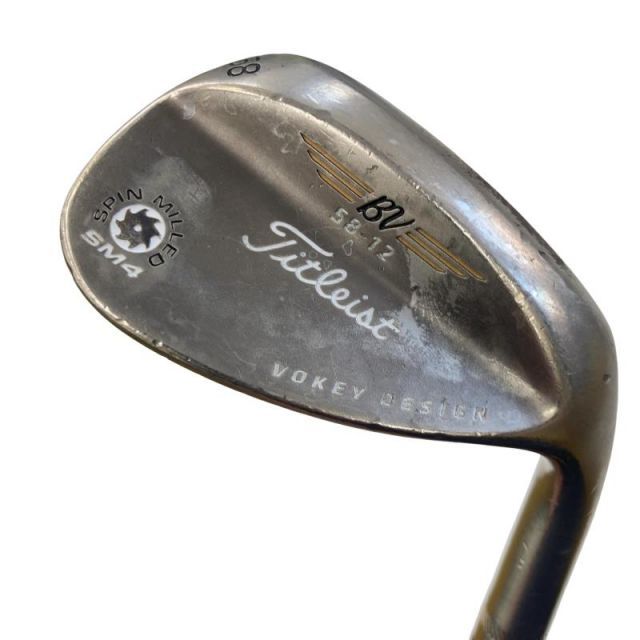 中古】 タイトリスト VOKEY SPIN MILLED SM4 ブラックニッケル 58°/12