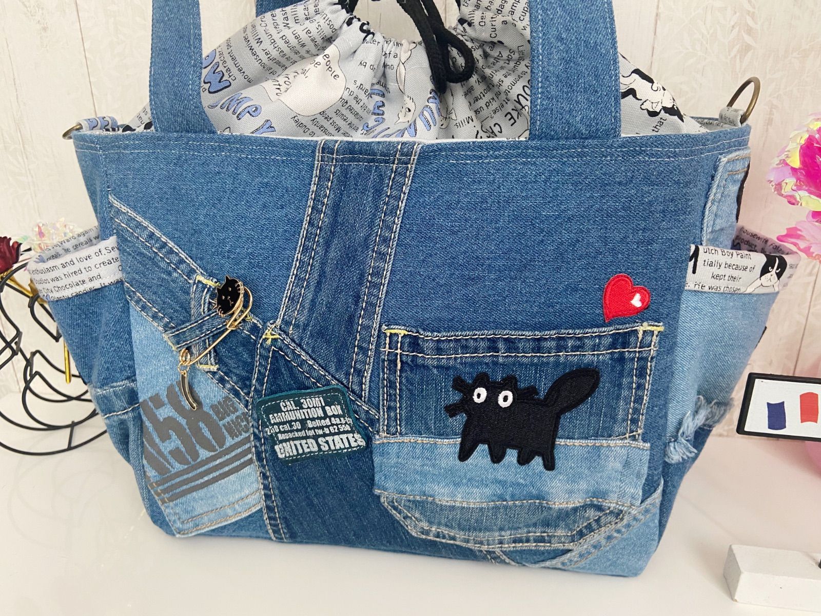 デニムリメイクバック