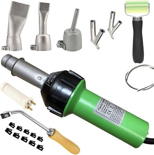 H-Bツール1400 W溶着熱風機ヒートガンホットエアーガン熱風溶接機ヒーティングガンヒーティングツール内装用手持ち静電気防止設計携帯型スピードノズルポータブルミニ温度調節 熱処…