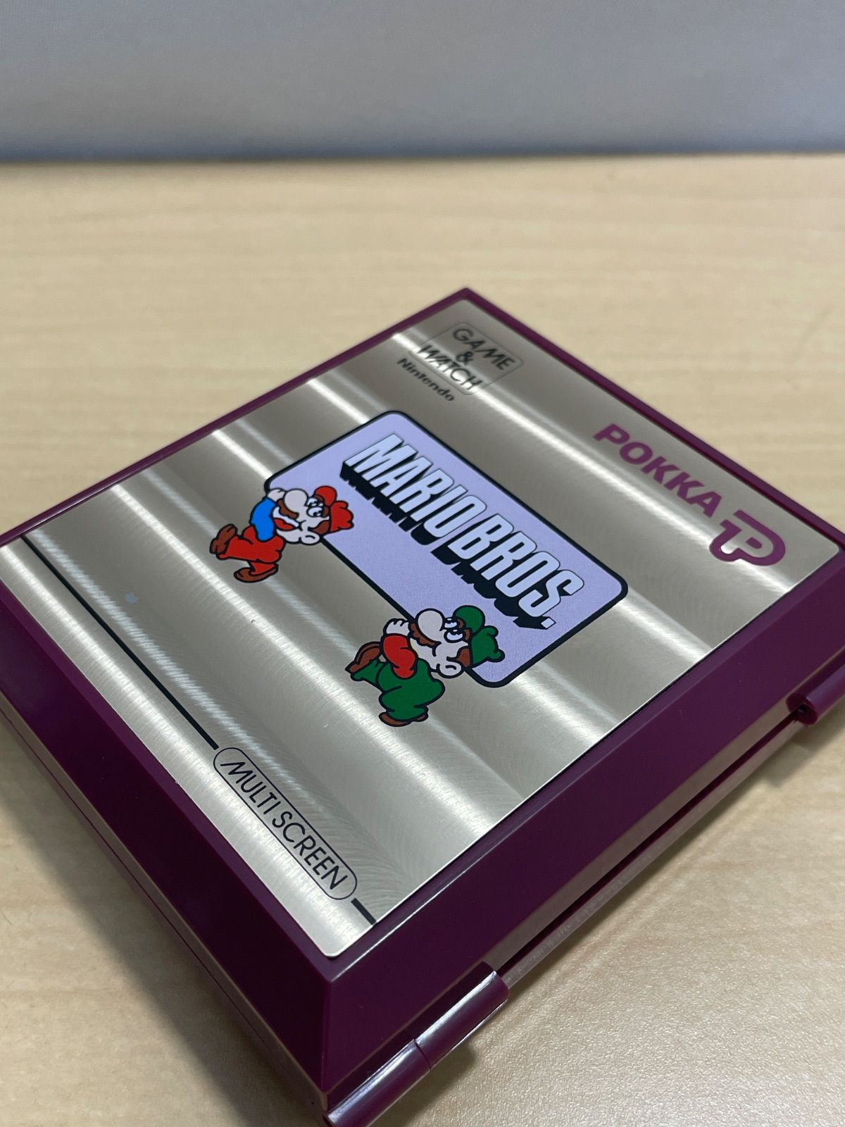 ジャンク品】Nintendo ゲームウォッチ MARIO BROS マリオブロス POKKA