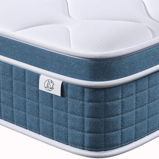 koorlianマットレスシングル厚み20 cmポケットコイル寝心地10年保証耐久性高反発体圧分散圧縮梱包ベッドマット寝具スプリングマットレス底付き感無し180 N 32 D並行配列静音性通気性エコテック…