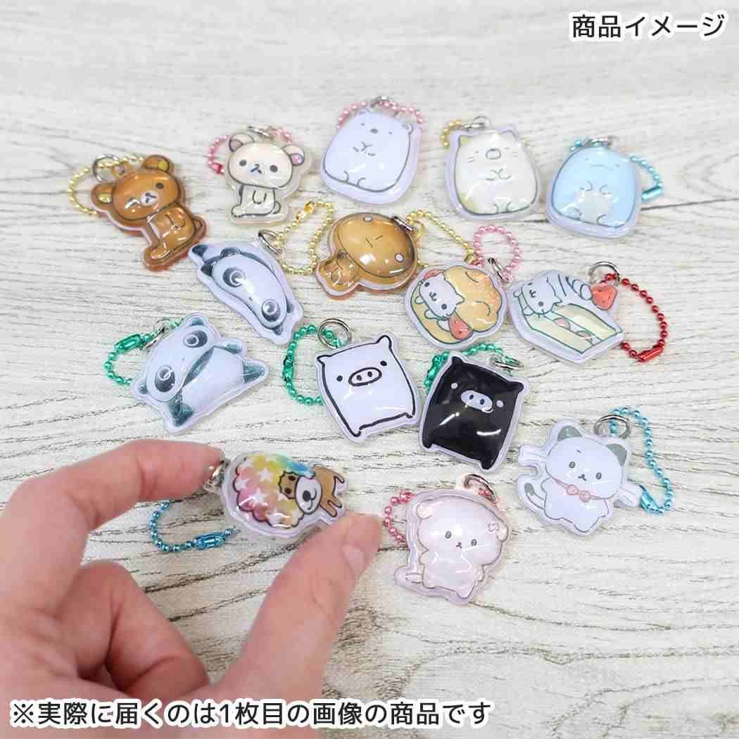 メール便】にゃんにゃんにゃんこ キーホルダー ぷっくりったいプチ