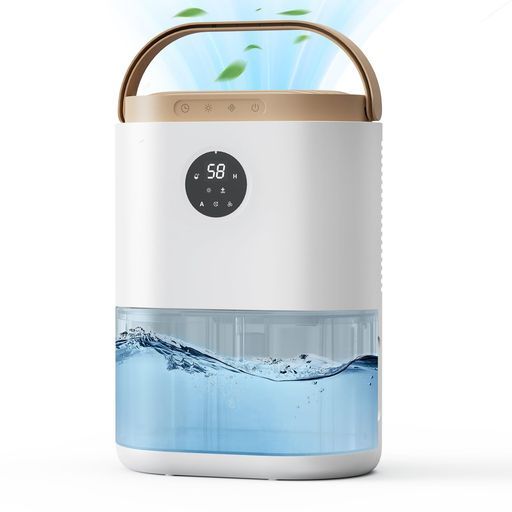 ARZER除湿機小型 ダブルペルチェ式チップスピード乾燥 じょしつき強力除湿2500 MLタンク空気清浄機衣類乾燥三段階モード調節タイマー付 ムードライトタッチパネル付き満水自動OFF自動…