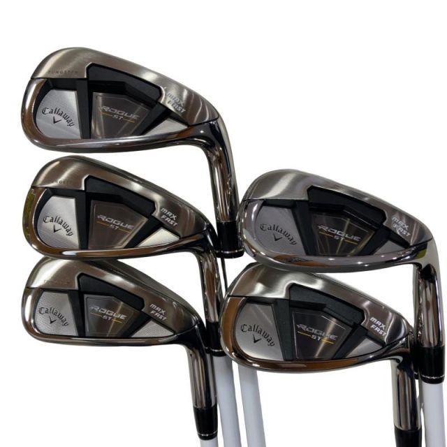 キャロウェイ ROGUE ST MAX FAST 5 S レディース アイアンセット IR ELDIO 40 for CW フレックスL 女性用 右利き 右用 Aランク ゴルフクラブ