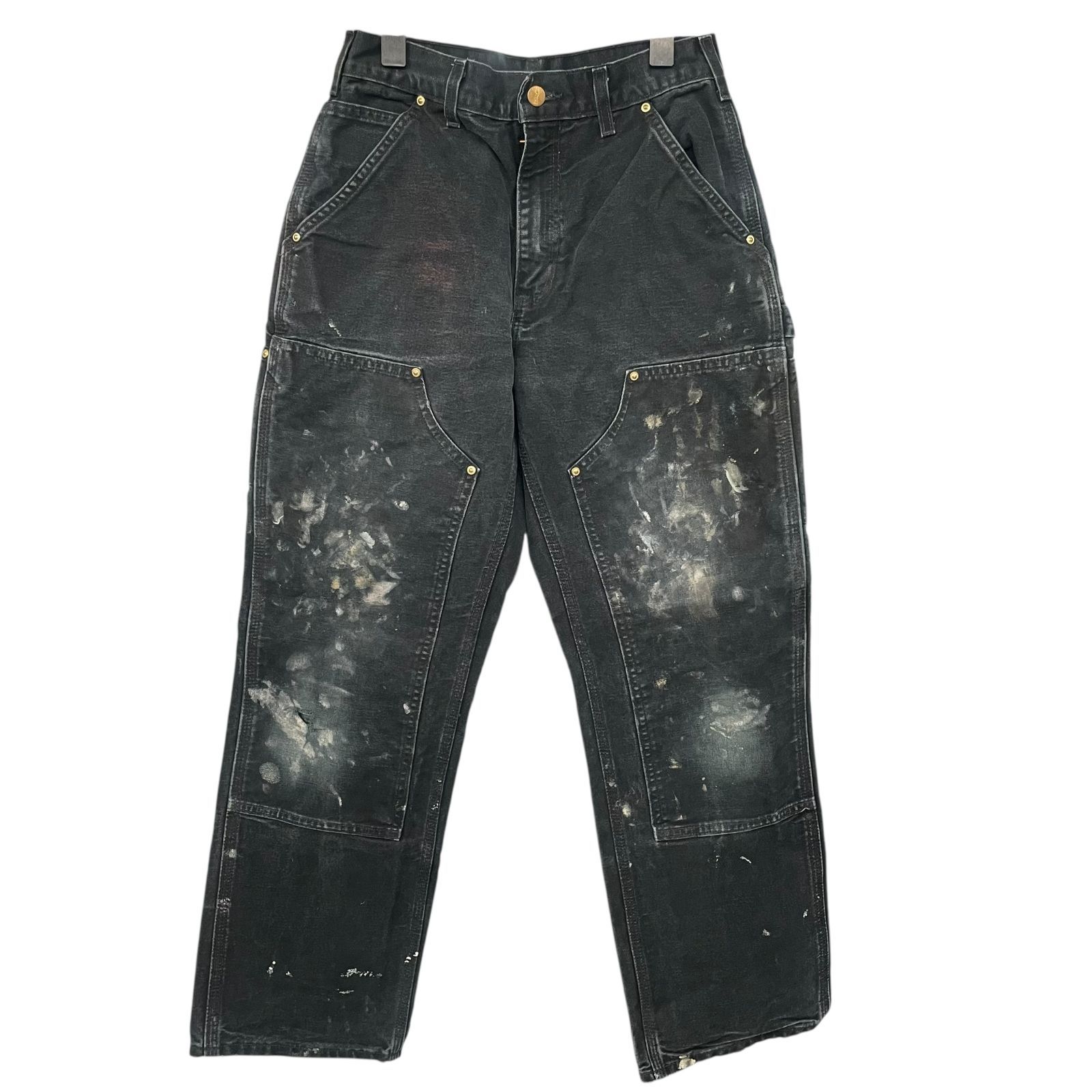 CARHARTT】B01 DOUBLE KNEE PAINTER PANTS BLACK MADE IN USA