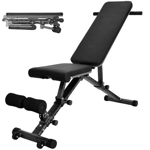 BARWING バーウィング 可変式トレーニングベンチ4 WAYインクラインベンチ折り畳みデクラインベンチフラットベンチ角度調節簡単収納便利アジャスタブルベンチプレス筋トレ BW-AJB 01