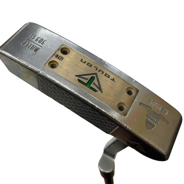 TOULON DESIGN MADISON シルバー ゴールドプレート 33インチ レフティ SS 2.0 パター PT スチール フレックスその他 メンズ 男性用 左利き 左用 Dランク ゴルフクラブ