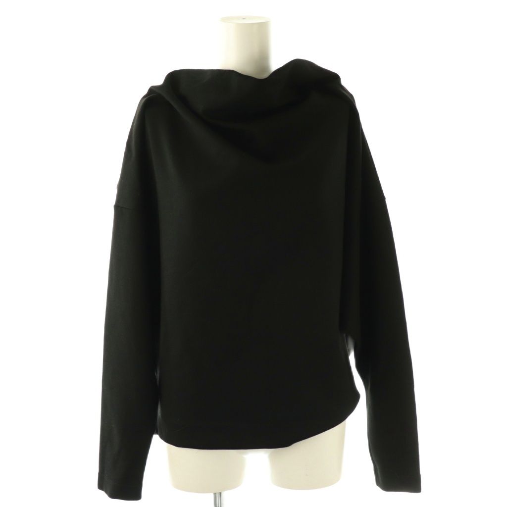 ミューズ ドゥーズィエム クラス MUSE de Deuxieme Classe 25 AW PRIMEWOOL PONTE プルオーバー カットソー 長袖 ブラック |HK OS