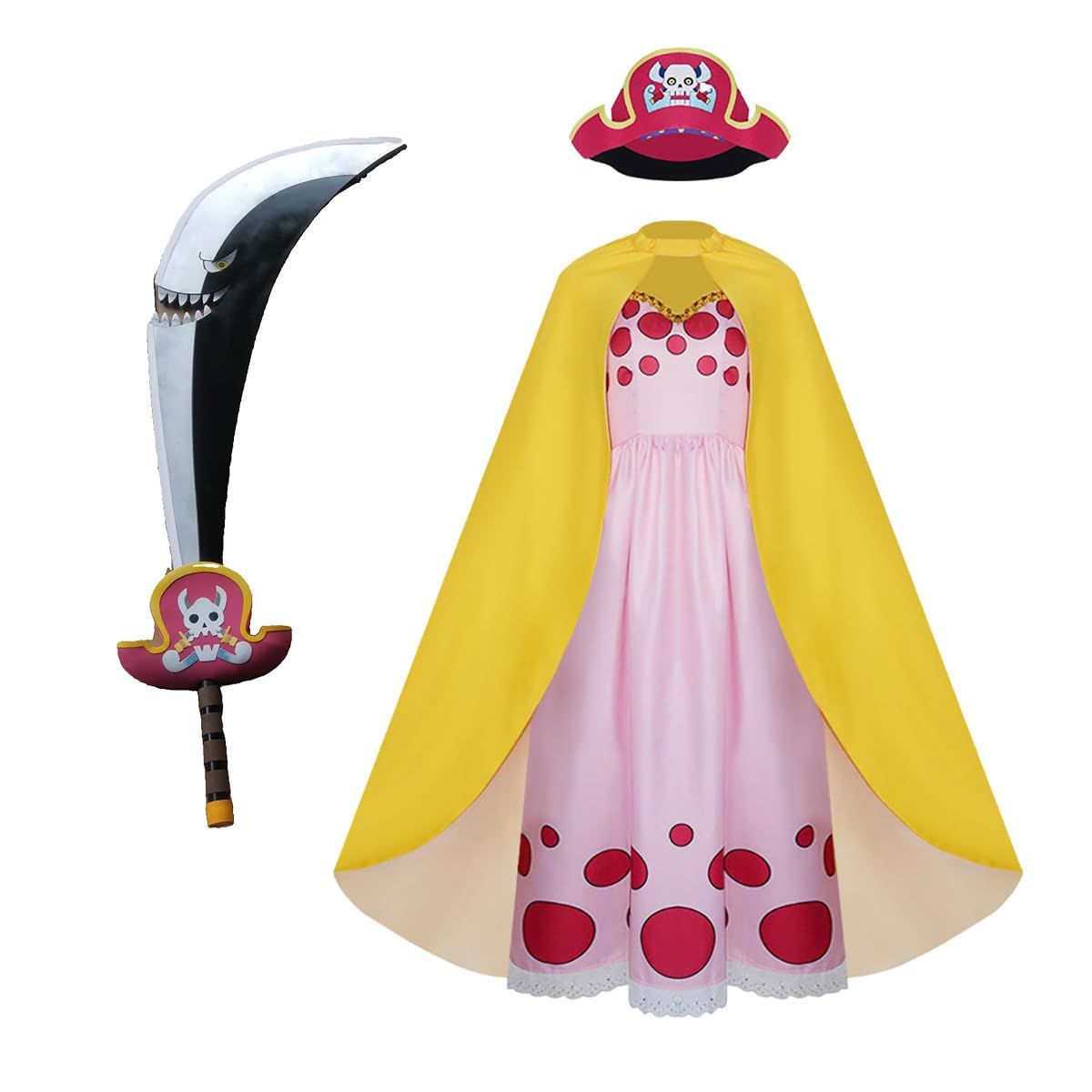 WHJYCOS シャーロット リンリン コスプレ衣装 コスプレ道具 武器 ビッグ マム ワンピース コスチューム Cosplay