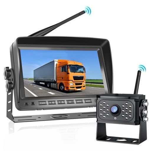 Stynxroワイヤレスバックカメラモニターセット7インチ車載モニタービデオ録画機能付きワイヤレスバックカメラ170°広角HD 1080 P正像|鏡像切り替え駐車ガイドラインオン|オフ2分割画面反転画… スバル車 その他 