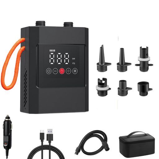 HUAJUNサップ電動ポンプsup空気入れ電動20PSI空気入れ空気抜き6つの