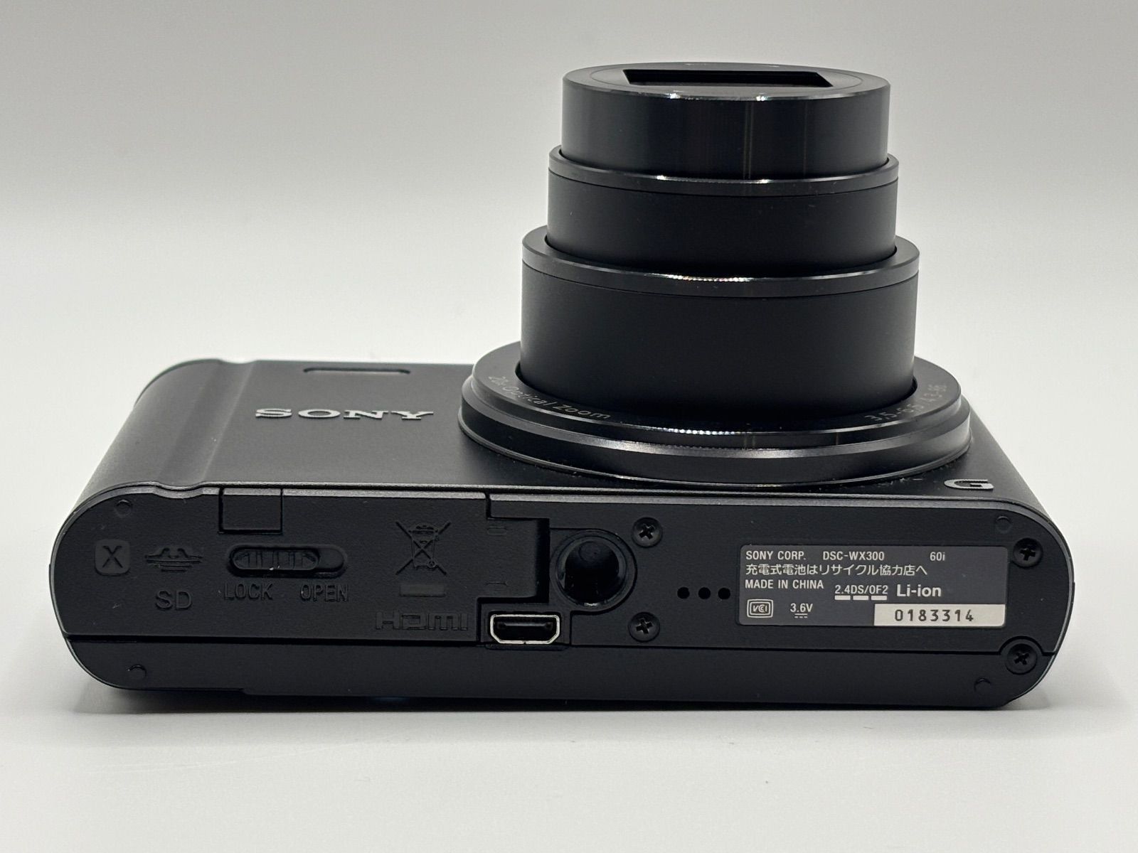 Sony Cyber-shot DSC-WX300 ブラック 20x 光学ズーム - メルカリ