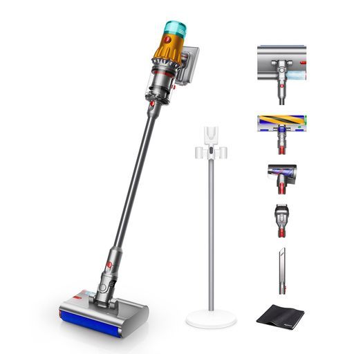 Dyson ダイソン 掃除機コードレスDysonV 12 sDetectSlimSubmarineスティックハンディクリーナーサイクロン水拭き掃除機充電スタンド付き SV 46 SU