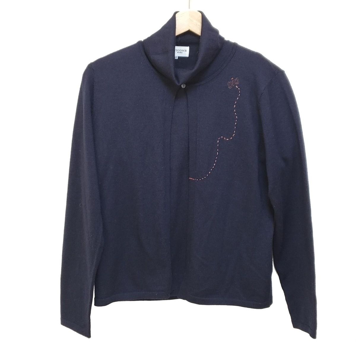 PICONE ピッコーネ アンサンブル レディース - ダークネイビー×ダークブラウン ラインストーン|フラワー 花