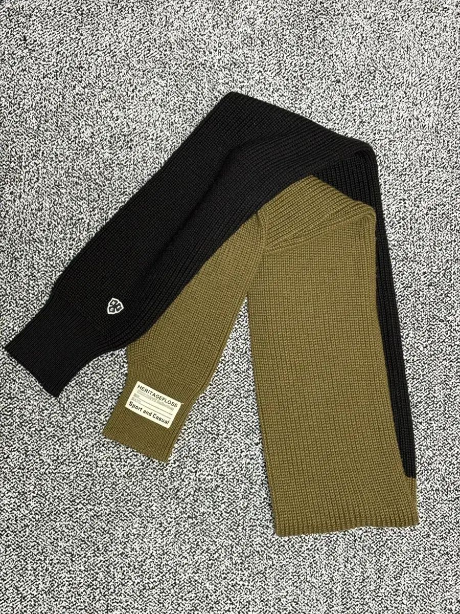 HERITAGE FLOSS ニットマフラー