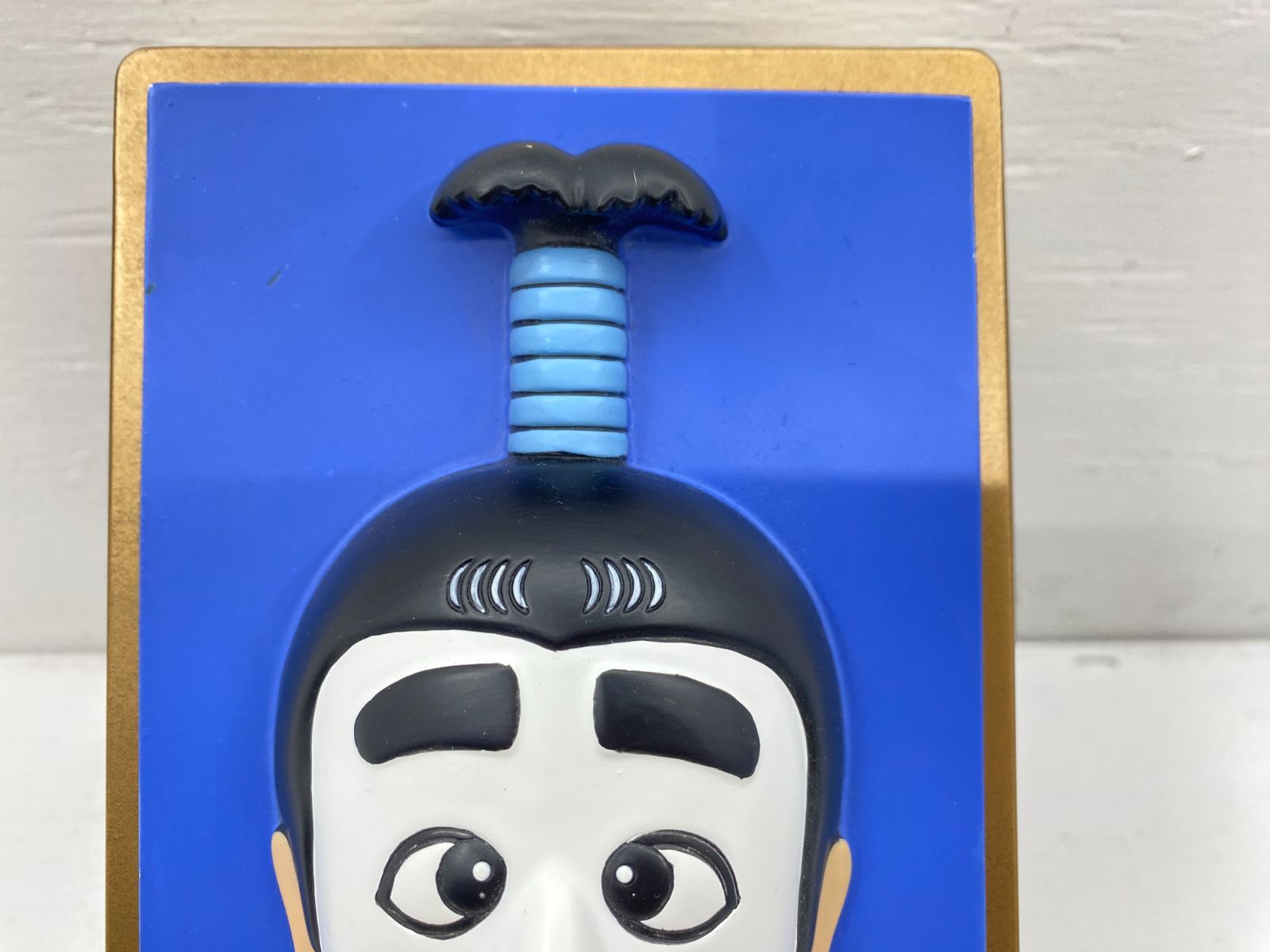 志村けん バカ殿 立体 ティッシュボックス ティッシュケース ドリフ 青 志村けん バカ殿 立体 ティッシュボックス ティッシュケース ドリフ