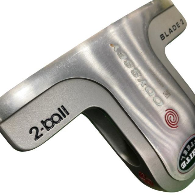 オデッセイ WHITE STEEL 2 ball BLADE 34インチ パター PT スチール フレックスその他 メンズ 男性用 右利き 右用 Dランク ゴルフクラブ
