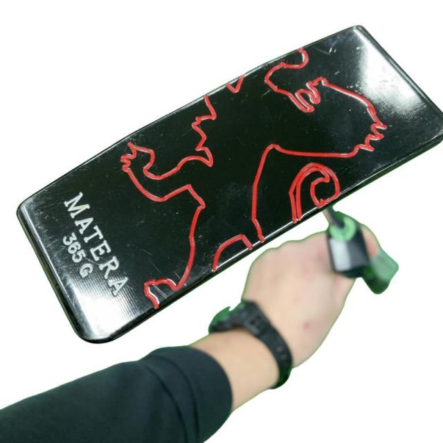 Piretti MATERA ブラック 375 g 34インチ パター PT スチール フレックスその他 メンズ 男性用 右利き 右用 Cランク ゴルフクラブ