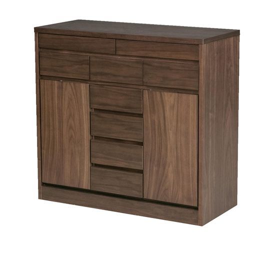 キャビネットリビングボードサイドボード幅90 x奥行38 x高さ85 cmブラウン462431