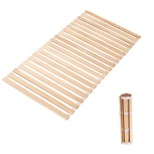 喜之木すのこベッドセミダブルベッドすのこスノコベッドセミダブルベッドフレームすのこマット折りたたみロール式国産杉木製通気頑丈軽量