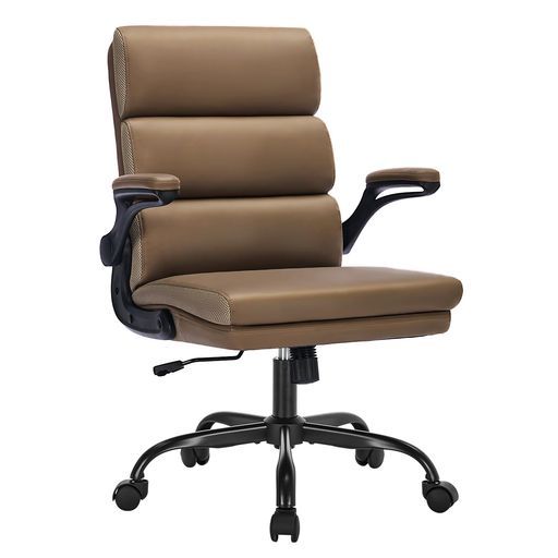 オフィスチェアデスクチェア椅子疲れない上質なPUレザー跳ね上げ式アームレスト 上の座り心地人間工学イスワークチェアビジネスチェア在宅ワーク|ゲーミング|勉強|事務用おしゃれ