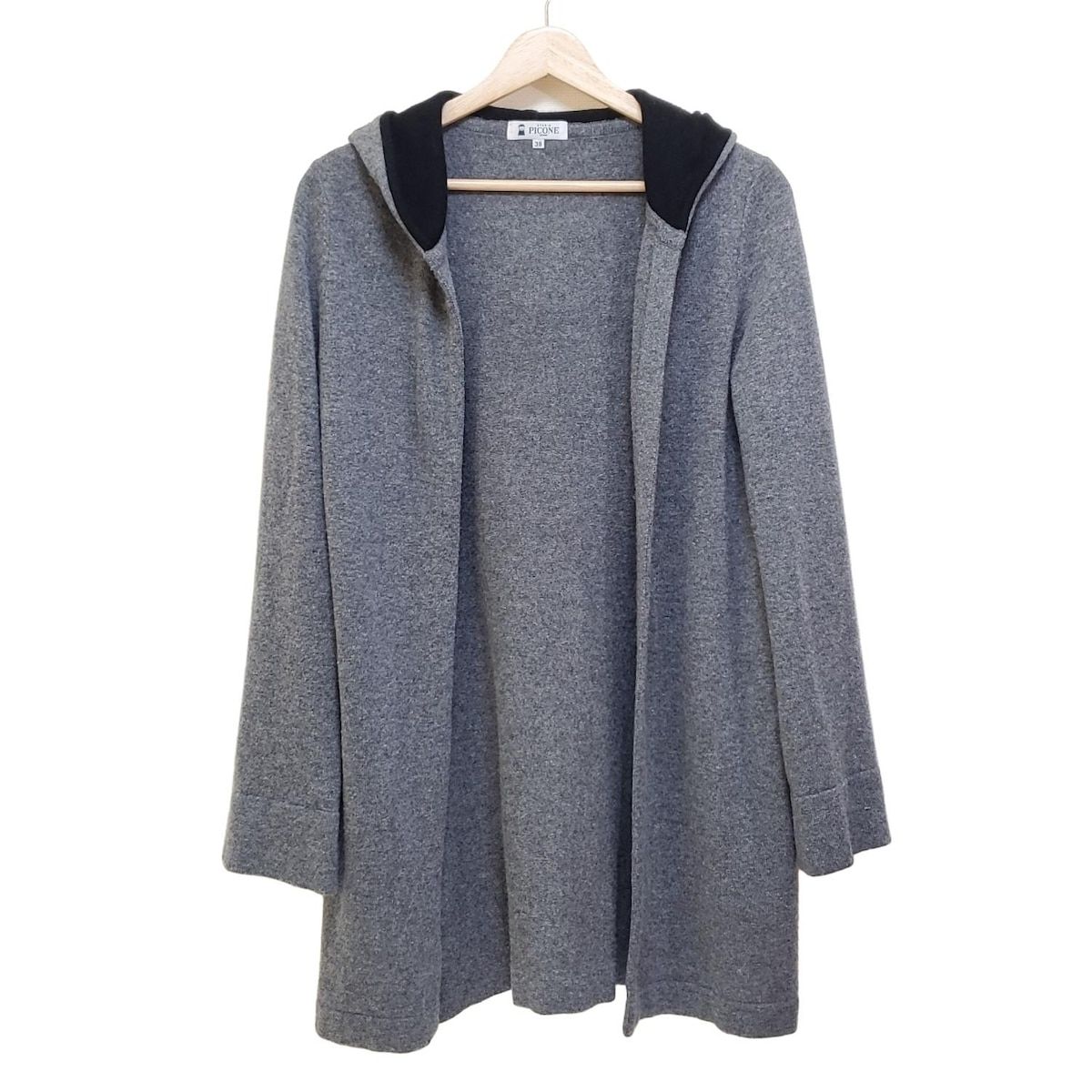 PICONE ピッコーネ パーカー サイズ38 S レディース - グレー 長袖|カシミヤ