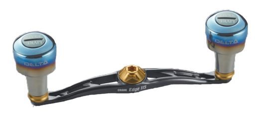 リブレ LIVRE 11261クランクエッジ115シマノ右用ガンメタ-ゴールドFRSE 115-D 27-GMG