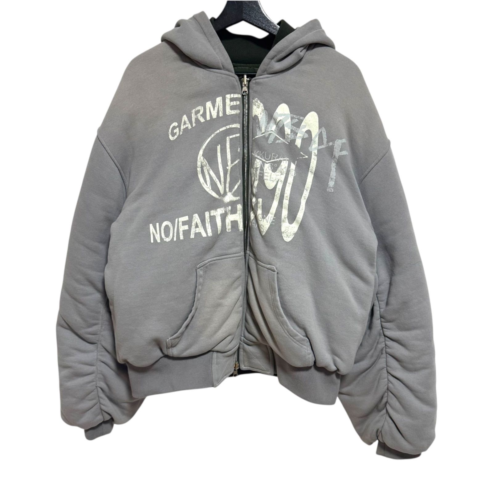 NO FAITH STUDIOS】REVERSIBLE MA-1 BOMBER JACKET リバーシブル