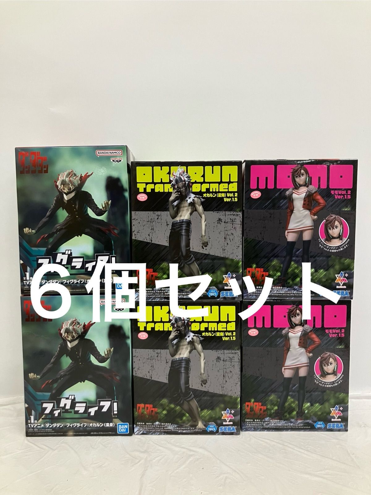【新品未開封】ダンダダン　モモ・オカルン(変身) フィギュア14体セット 未開封 ダンダダン オカルン 変身 モモ フィギュア まとめ 3種 6個