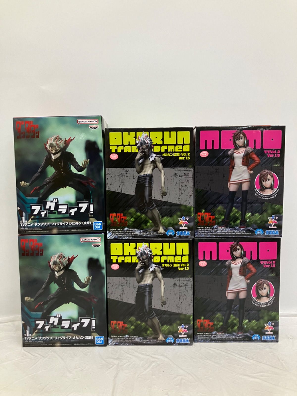 未開封 ダンダダン オカルン 変身 モモ フィギュア まとめ 3種 6個