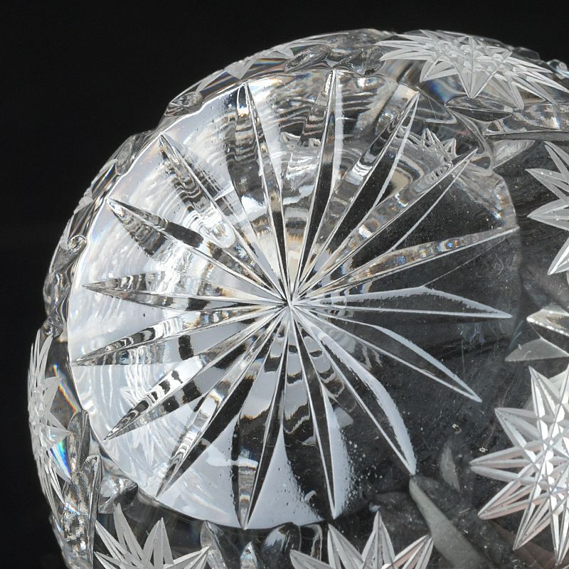 BOHEMIA ボヘミアクリスタルグラス 酒盃 煎茶器 5客 箱付 C S543