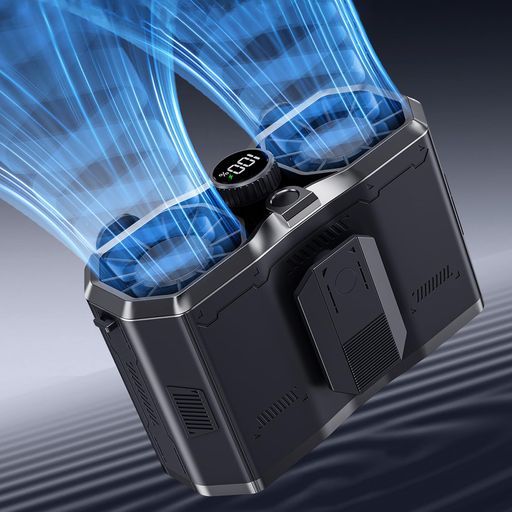 100段階風量調節 腰掛け扇風機8000|15000 mAh大容量二つ独自のエアダクト設計腰掛け|首掛け|手持ち24|28時間連続使用ベルトファンウエストクーラーusb充電-逆充電屋外作業適用グレー