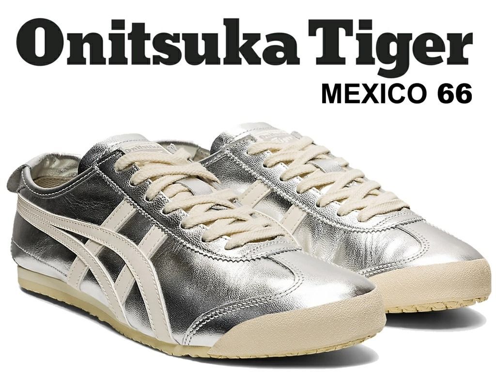 Onitsuka Tiger MEXICO 66 SILVER|OFF WHITE 1183 b 566-021 スニーカー シルバー オフホワイト