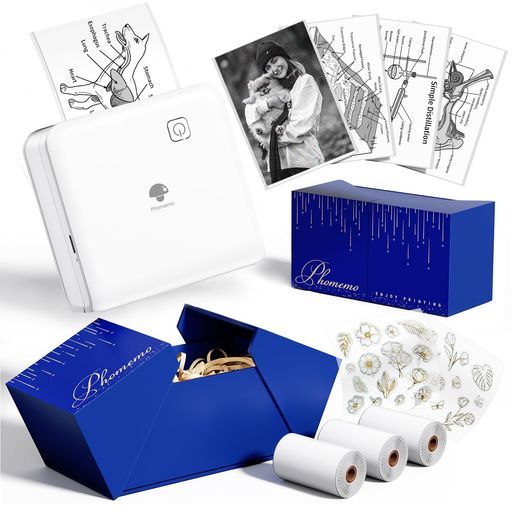 Phomemoミニプリンタースマホ対応サーマルプリンターP 2 Sモバイルプチギフト |25|53 mm幅ポータブル型フォトぷりんたーポータブルシール感熱プリンタフォメモ