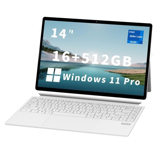 2in1タブレットN100ノートパソコンWindows11ProタブレットPC最新の