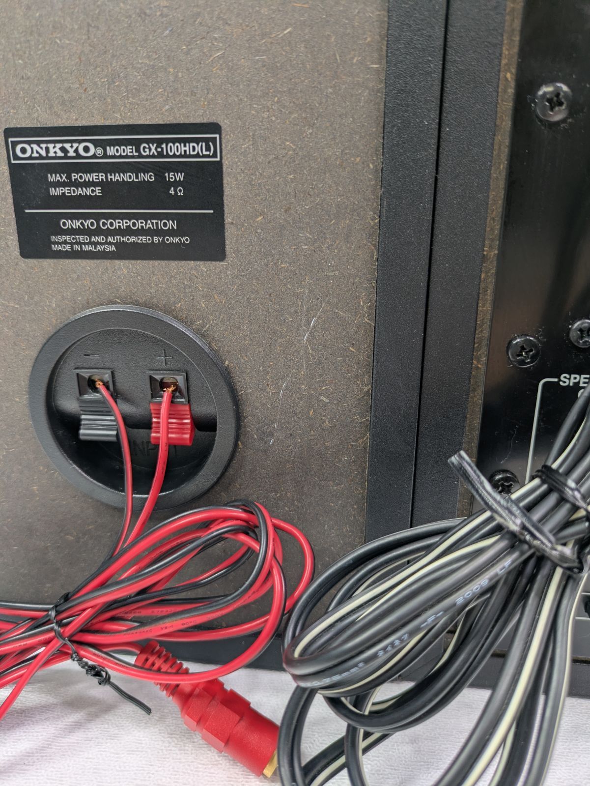 動作良好】ONKYO・オンキヨー・GX-100HD・パワードスピーカー・PC