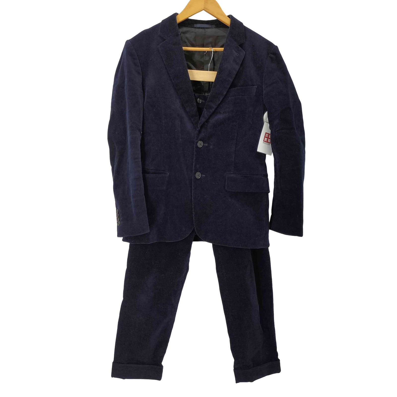 ポールスミス Paul Smith 細畝 コーデュロイ 2 B テーラードジャケット ＆ ノータック スリムテーパードスラックス メンズ 上下 S